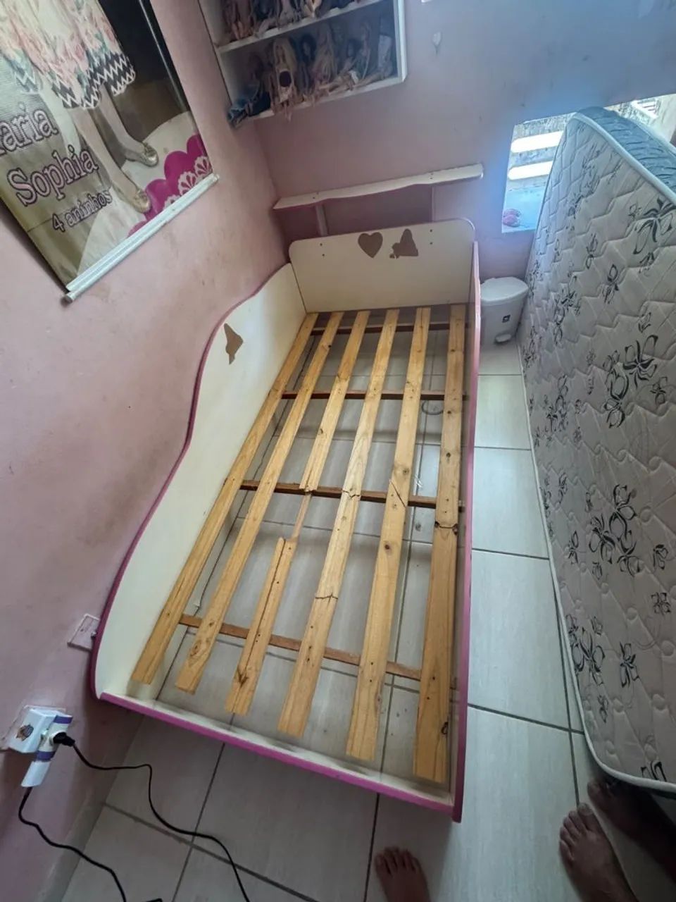 Cama infantil da Barbie  - Foto 3