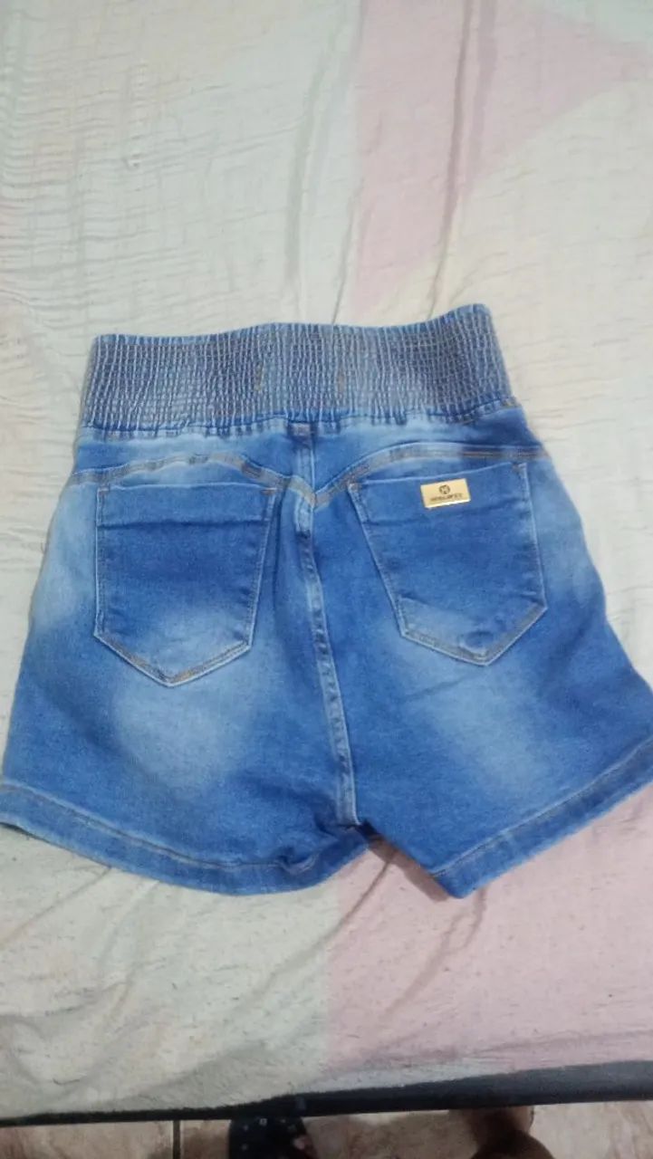 Saia short jeans  - Foto 2