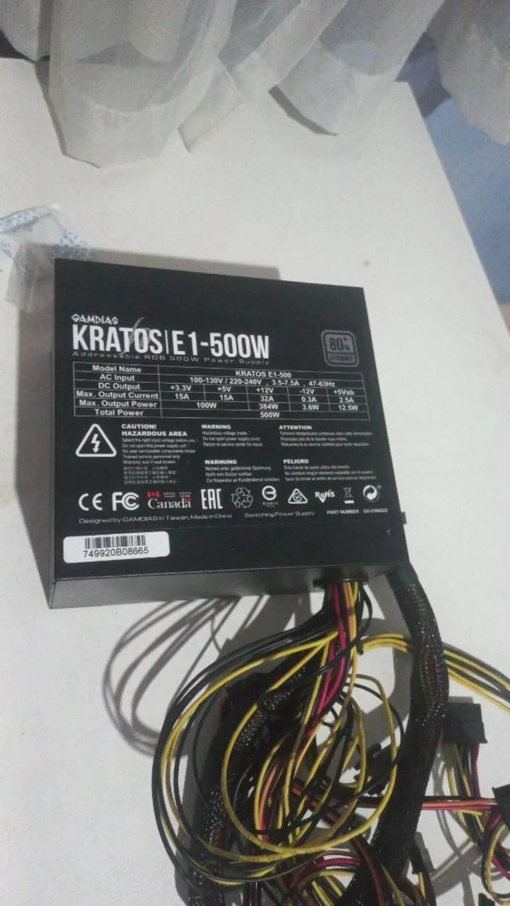 Fonte Kratos E1 500W  - Foto 2