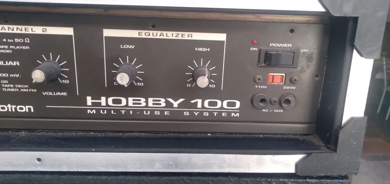 Cabeçote e caixa ciclotron  hobby 100