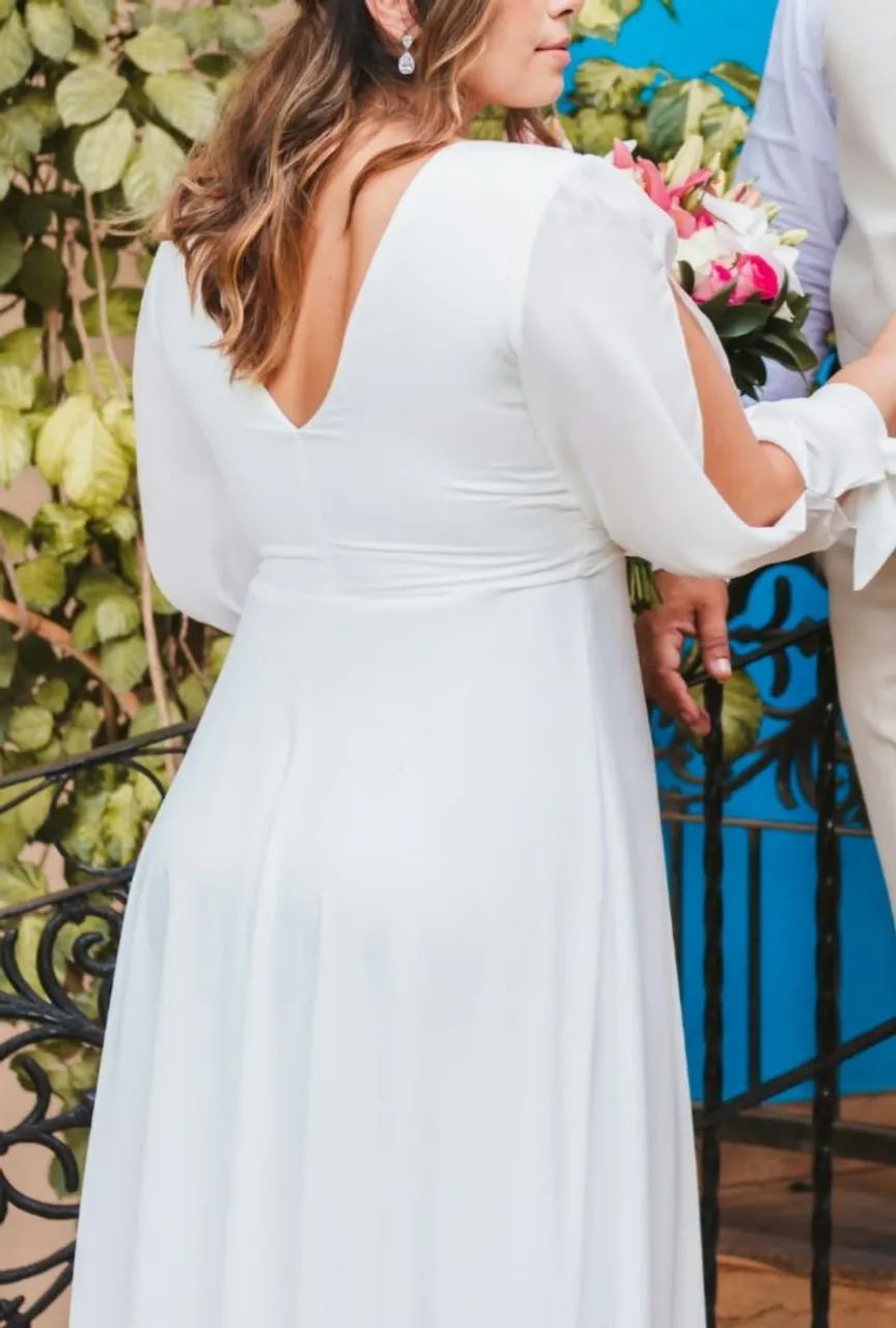 Vestido longo branco - Foto 2