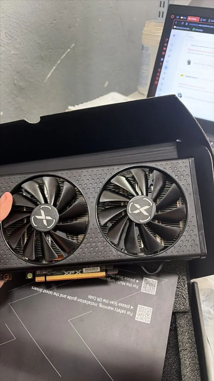 rx7600 xfx dual fan 8gb