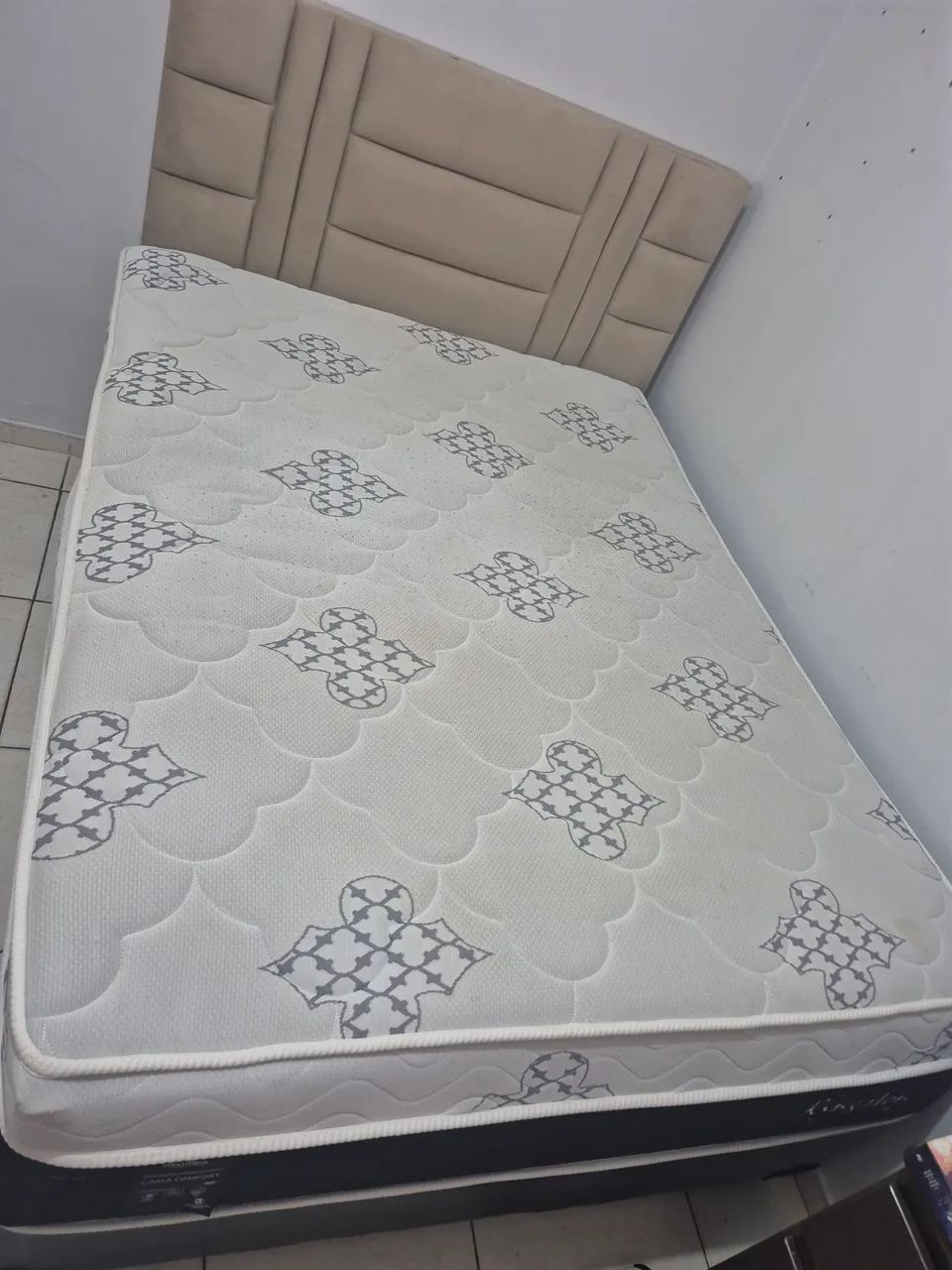 Cama casal box molas ensacadas