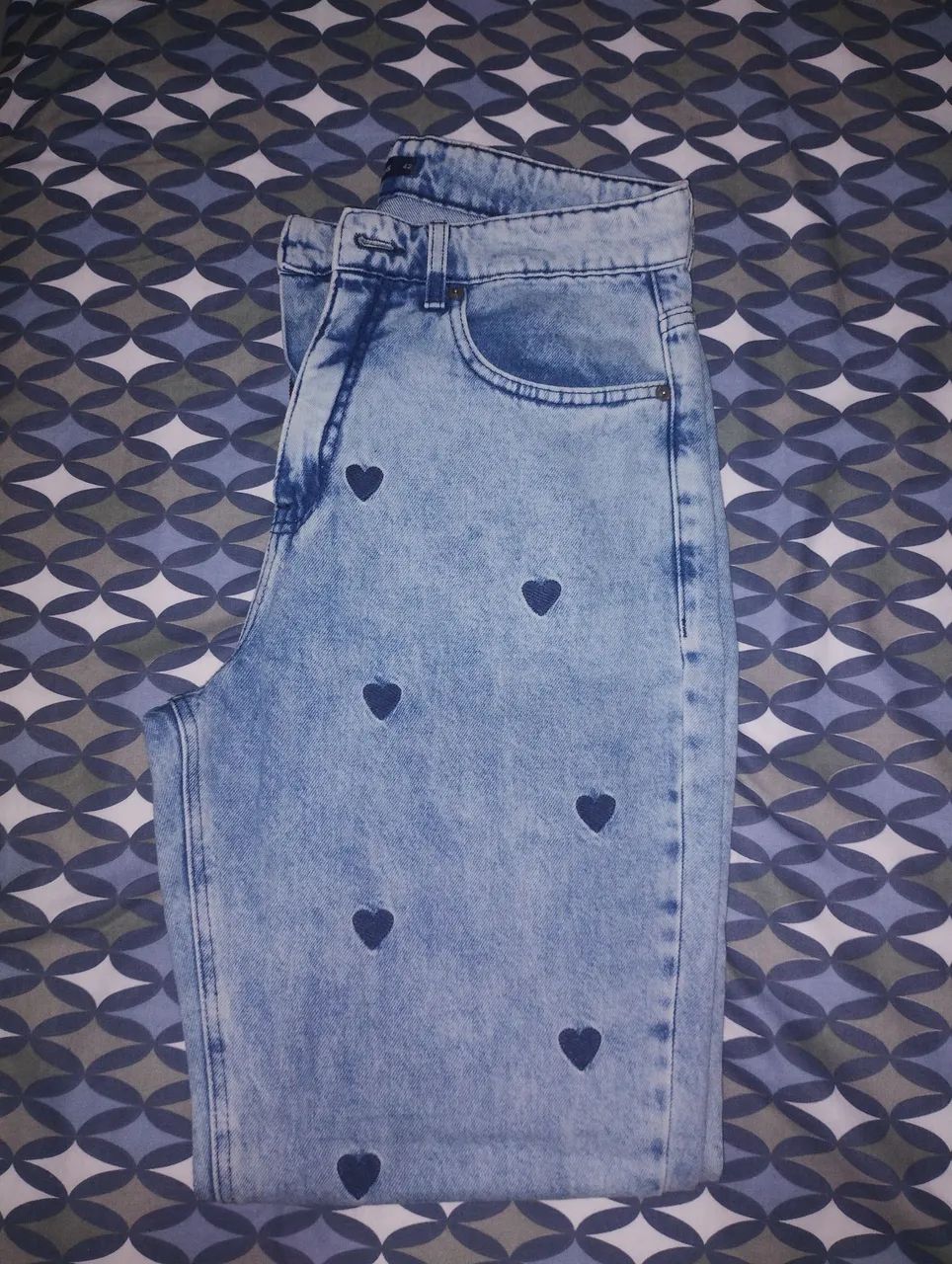 Calça Jeans Coração - Tmn.: 42