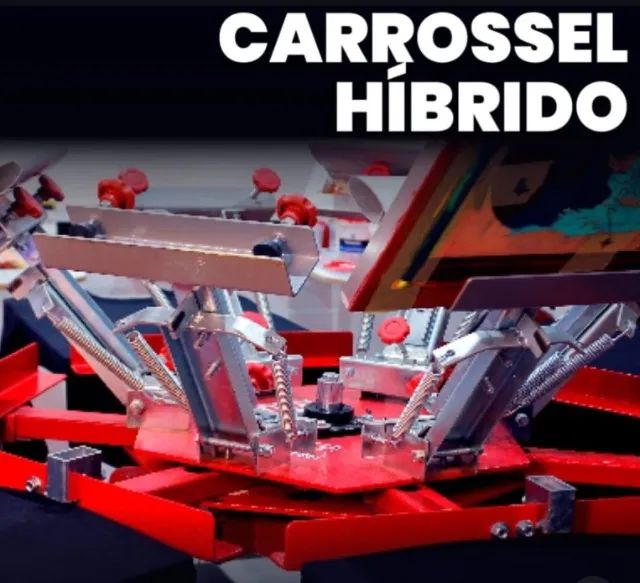 Carrossel estamparia Silk Screen (SERIGRAFIA)