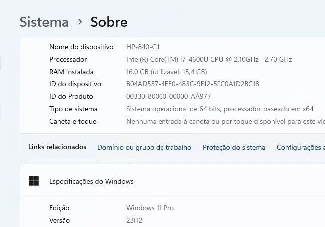 Notebook HP i7/ 16GB/ SSD - Foto 5