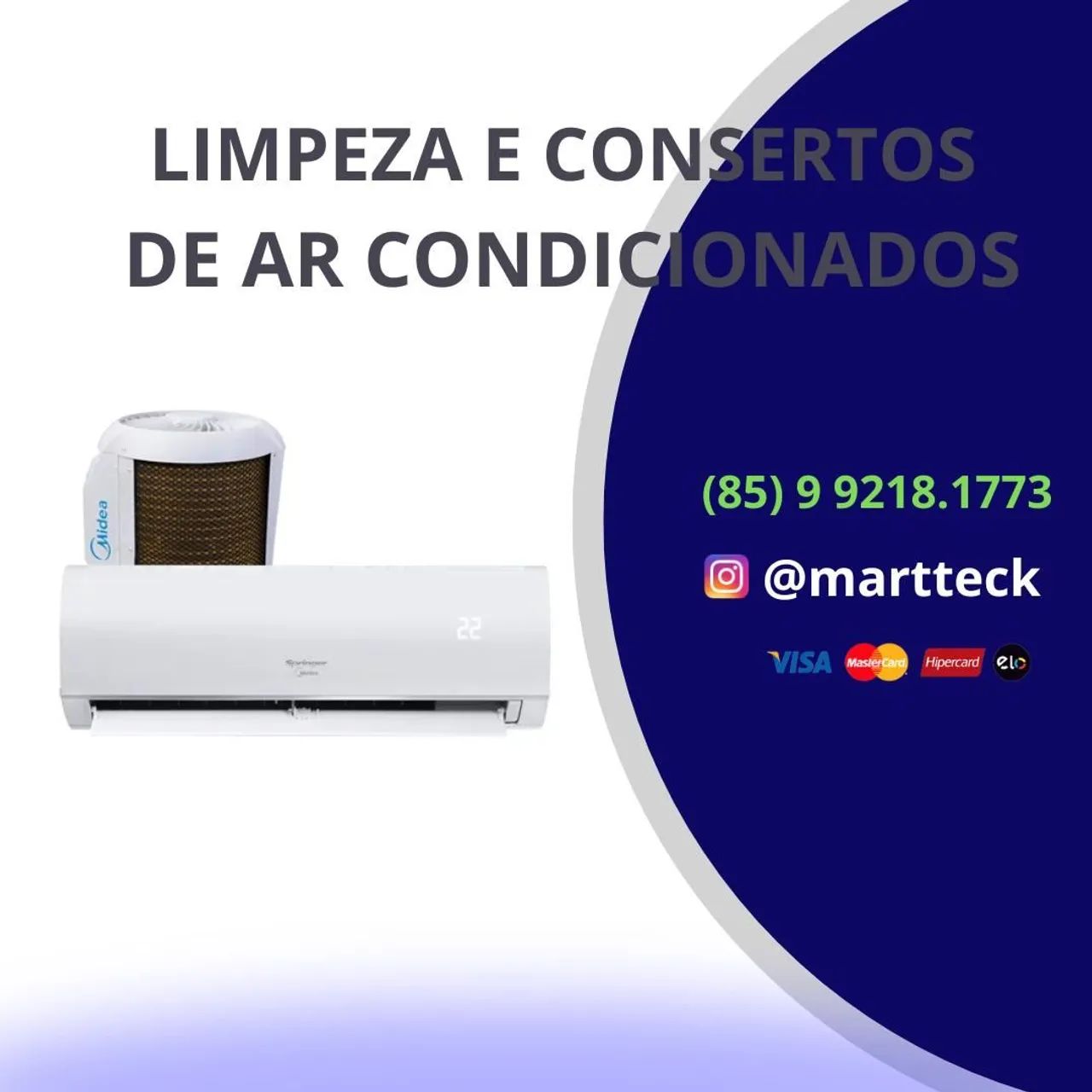 Limpeza de ar condicionados