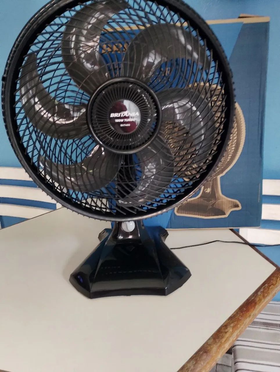 Britania 150 Watts Turbo 220 v. Ventilador 40 cm (novo) Aceito Cartão de crédito. - Foto 2