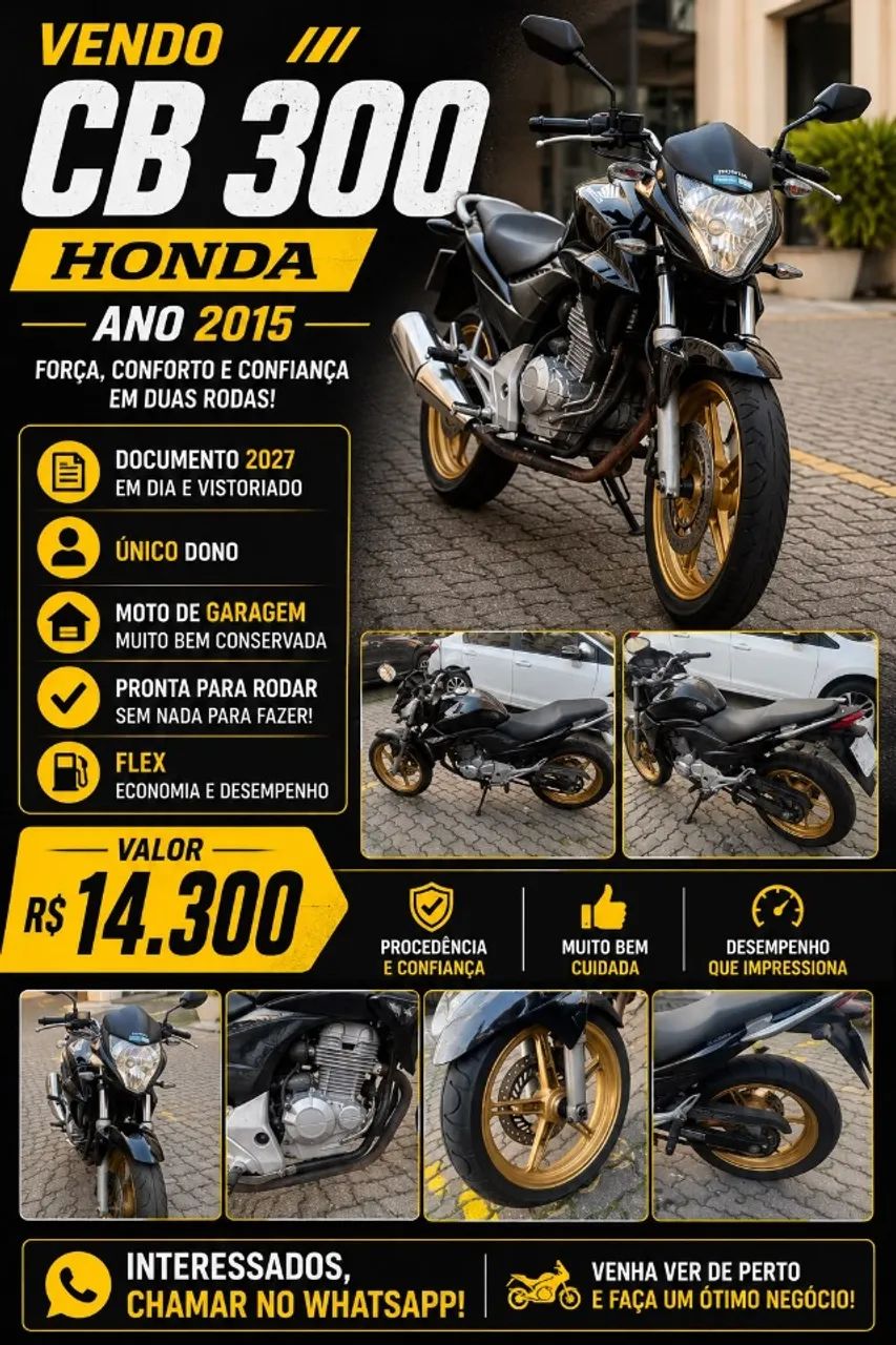 CB 300 só pegar e andar - Foto 2