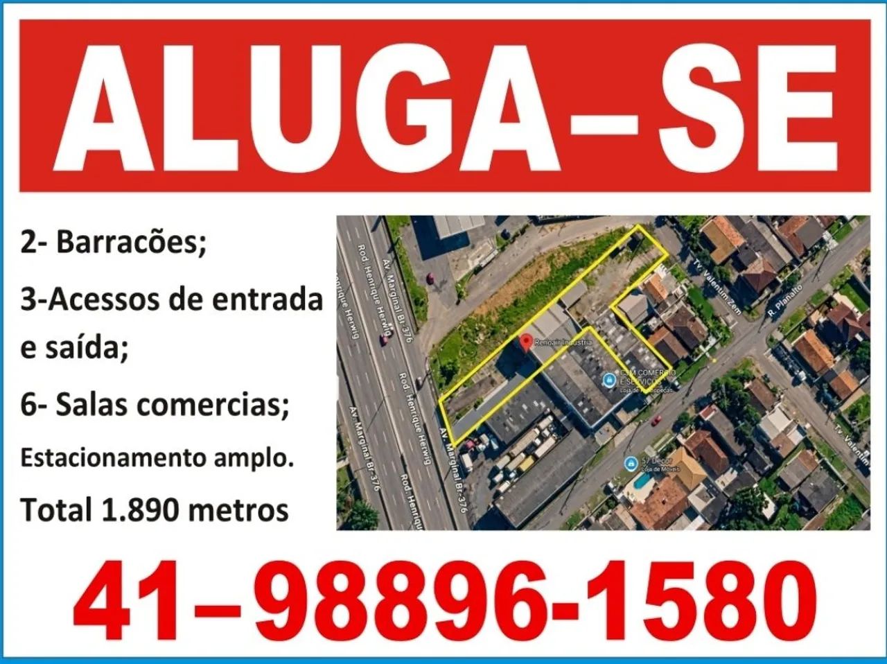 Aluga-se Barracões 