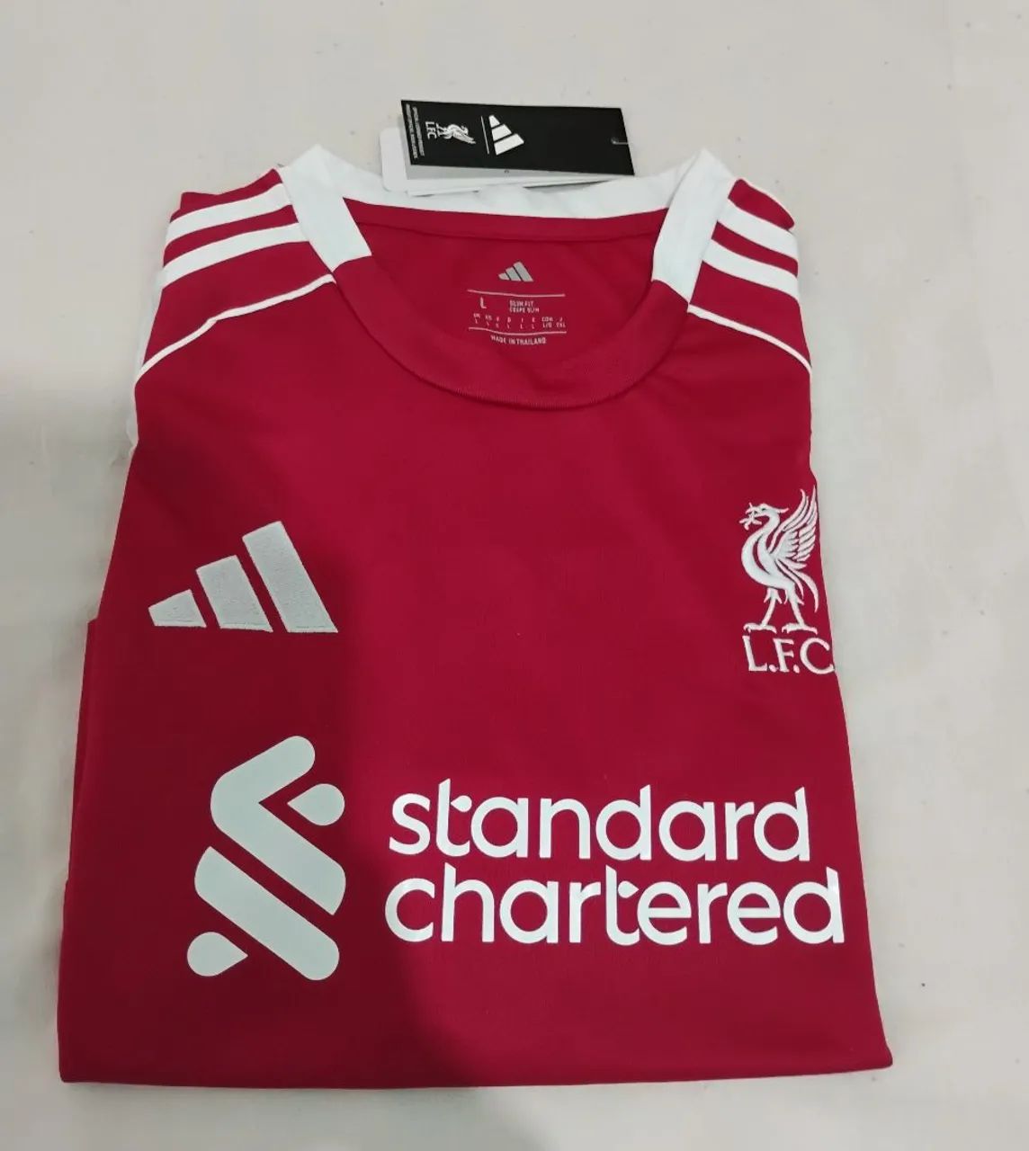 CAMISA LIVERPOOL HOME MANGA LONGA  - Foto 2