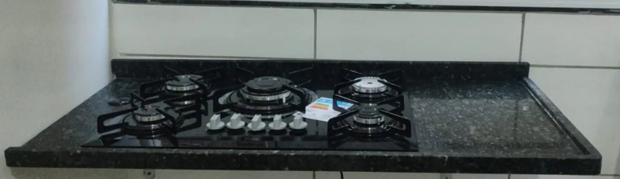 Bancada mármore cooktop - Foto 2