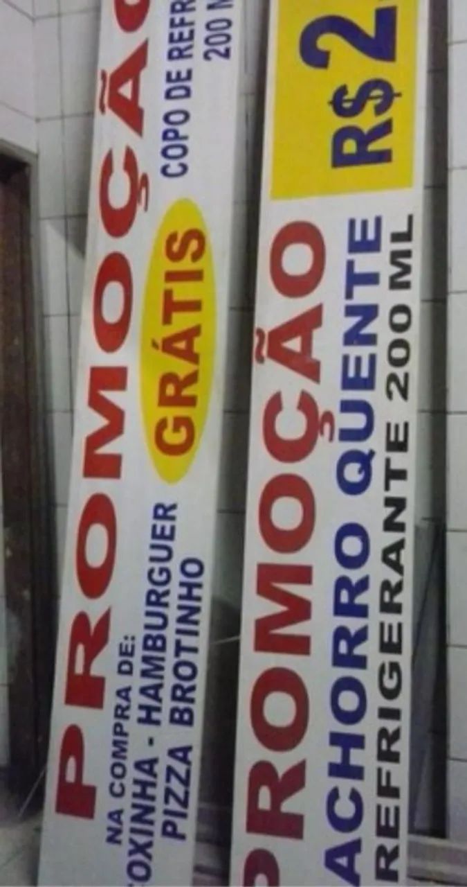 Placas de preço - prontas - pouco usadas  - Foto 2