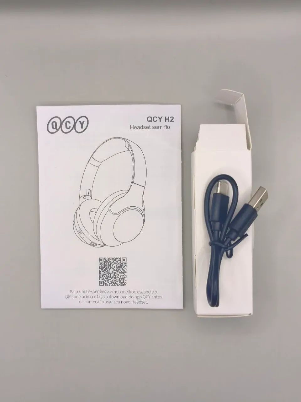 Fone QCY Wireless Headset preto  - Foto 4