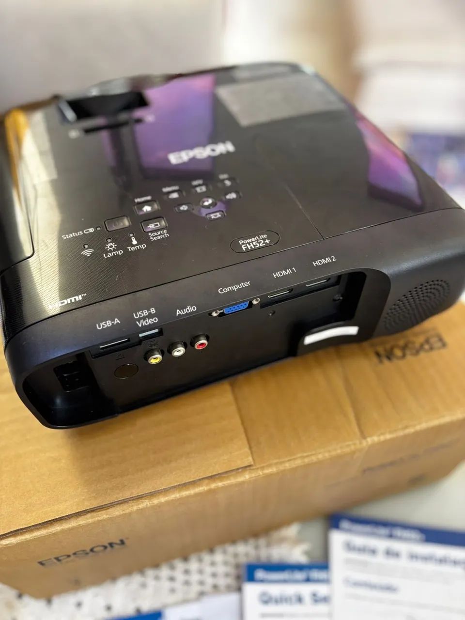 Projetor Epson PowerLite FH52+ - Foto 4