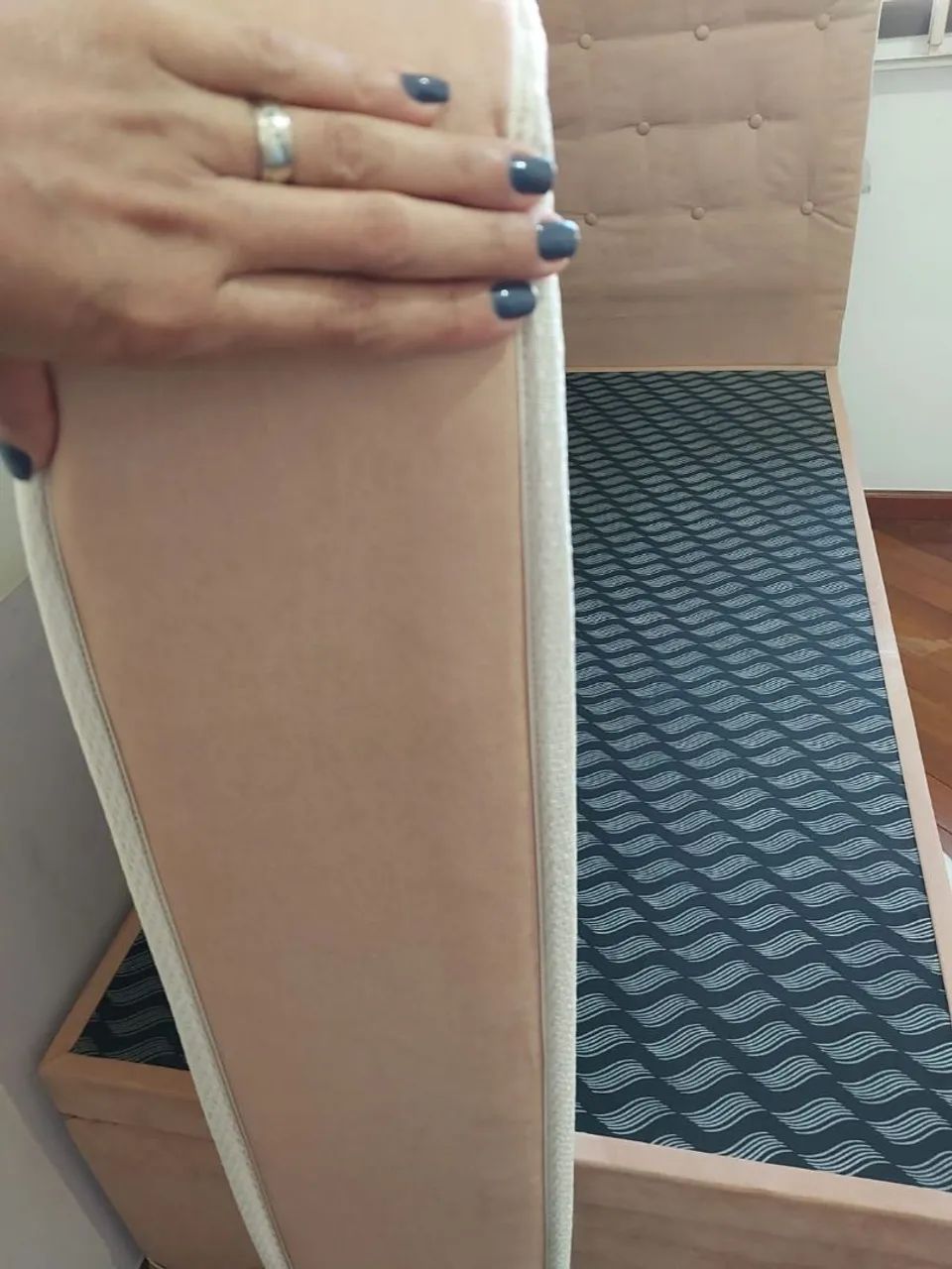Mini Cama com box baú e colchão - Foto 4