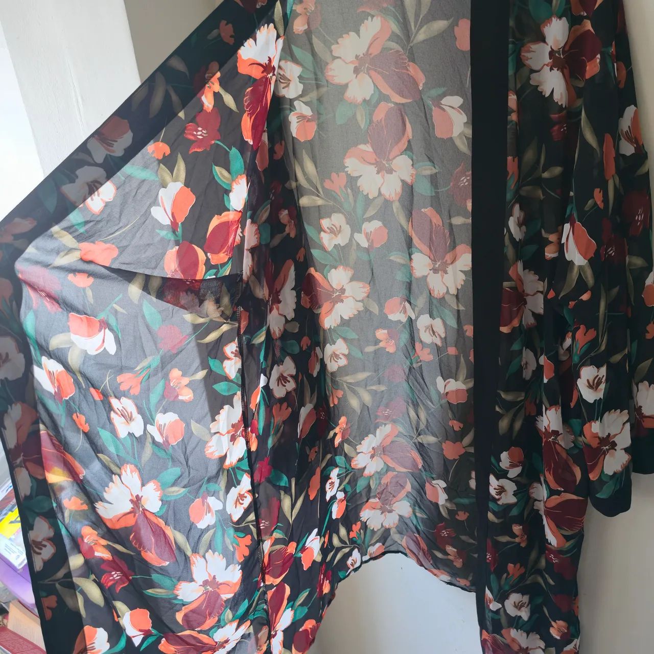 Kimono japonês mousseline - Foto 3