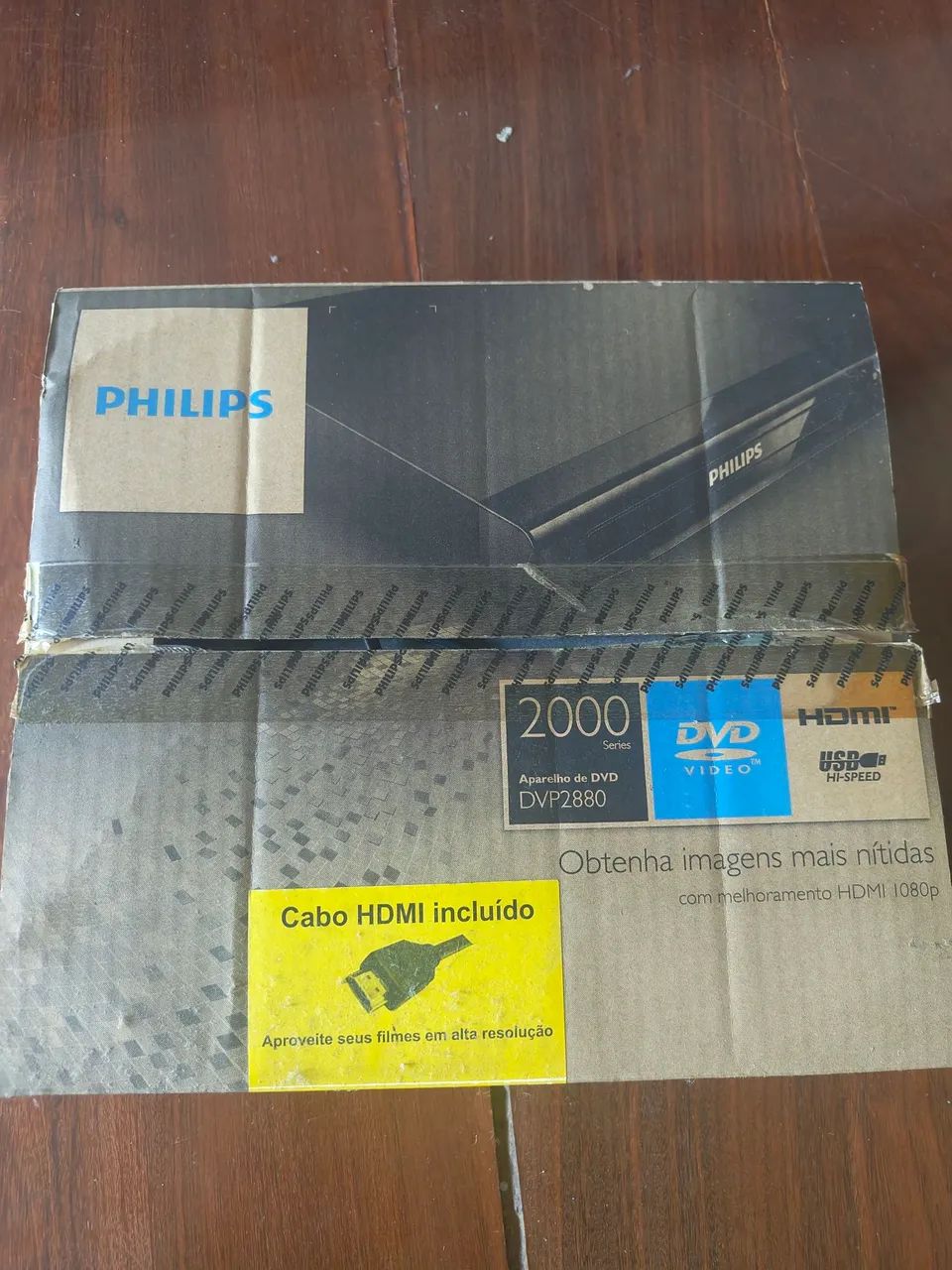Leitor DVD Phillips DVP2880 nunca usado