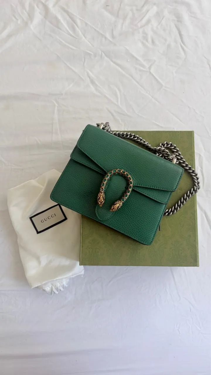 Bolsa Gucci Dionysus Verde