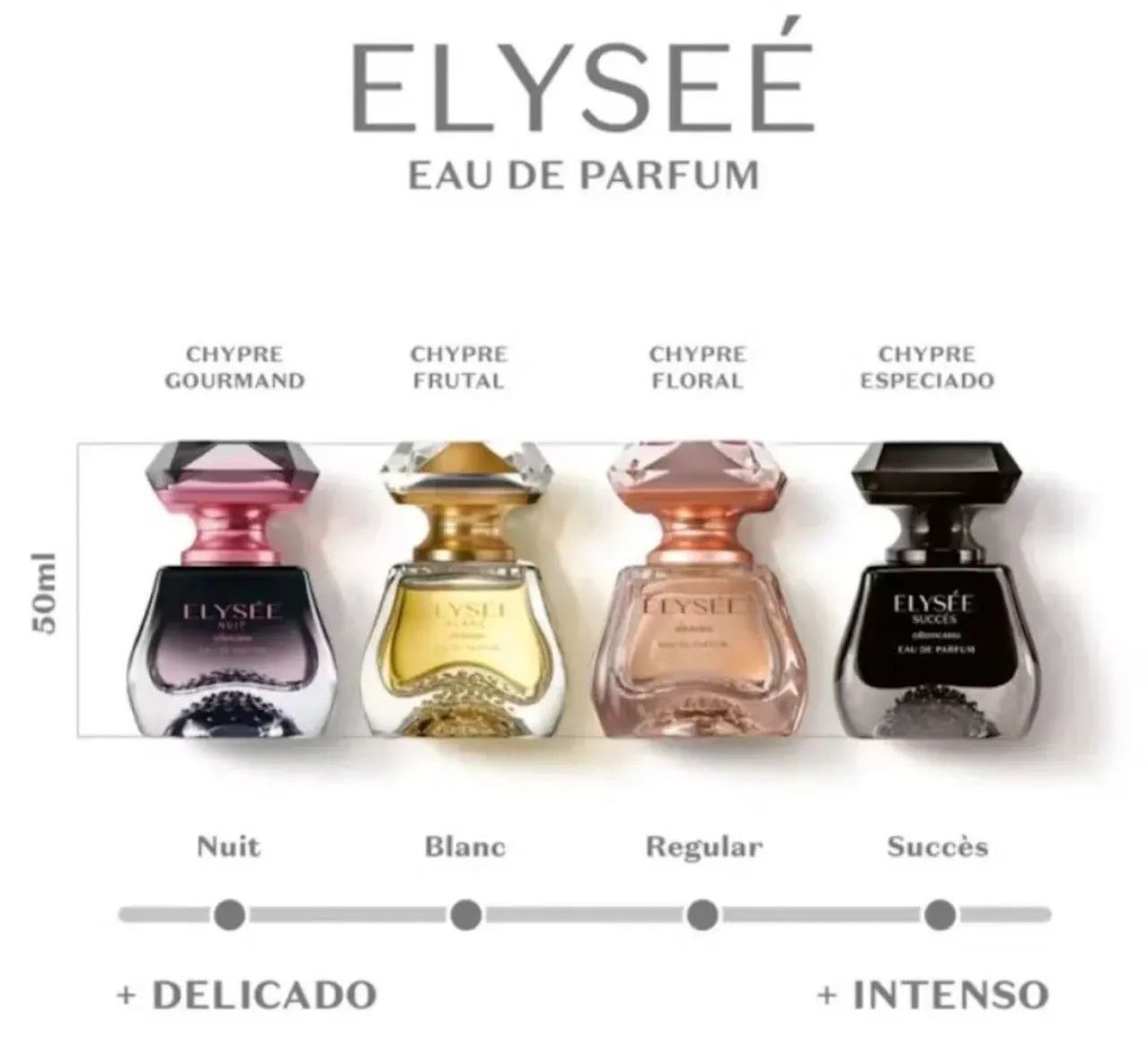 Elysée Blanc Eau de Parfum feminino, 50ml- OBoticario  - Foto 3