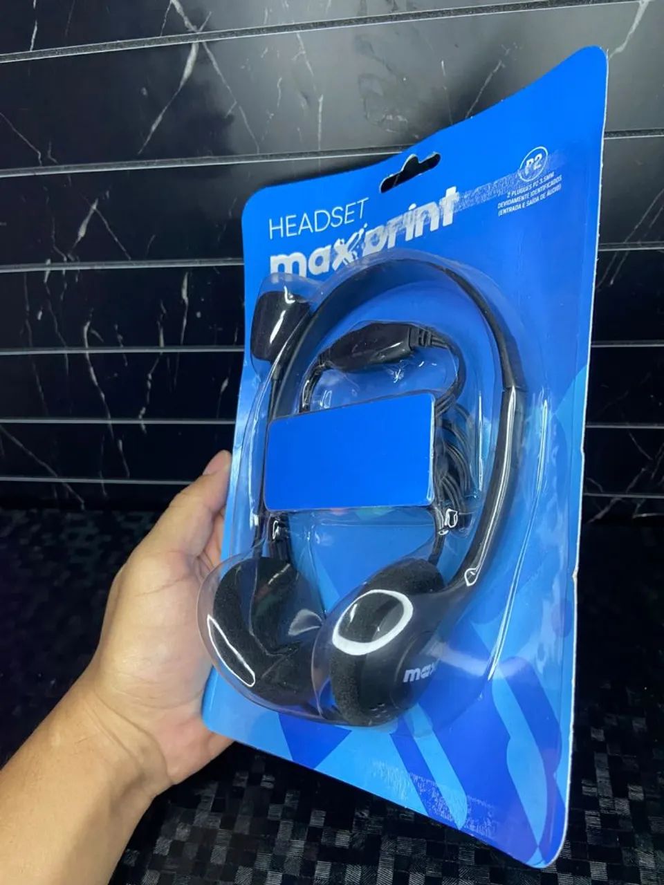 Headset com microfone e cabo p2 - entrega rápida  - Foto 2