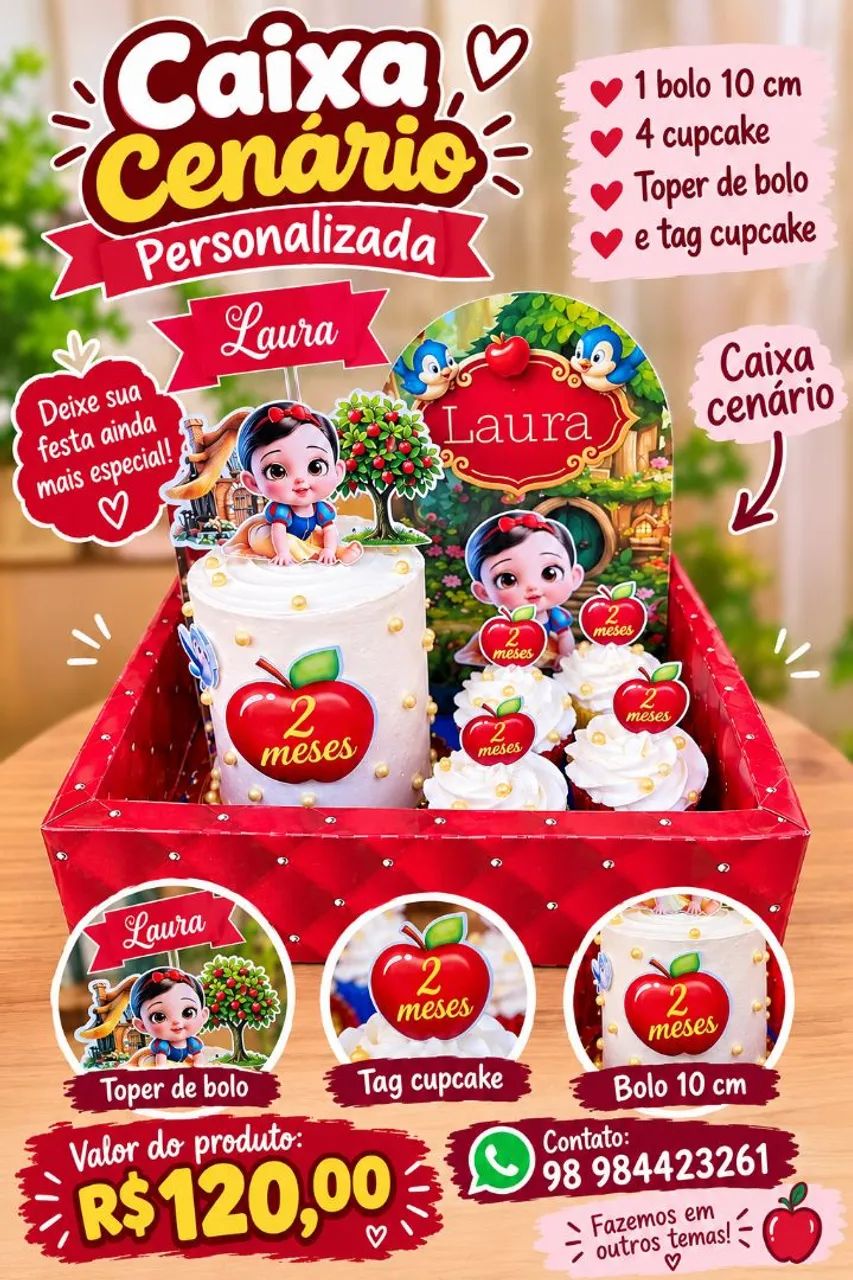 KIT FESTA COM CAIXA CENARIO 