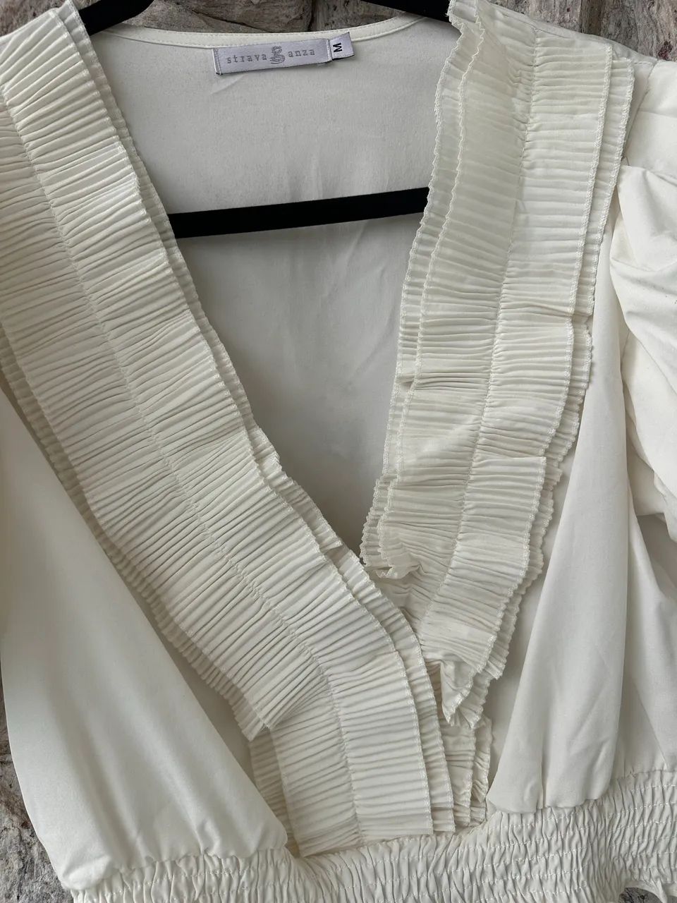 Blusa mangas bufantes - M - Foto 4