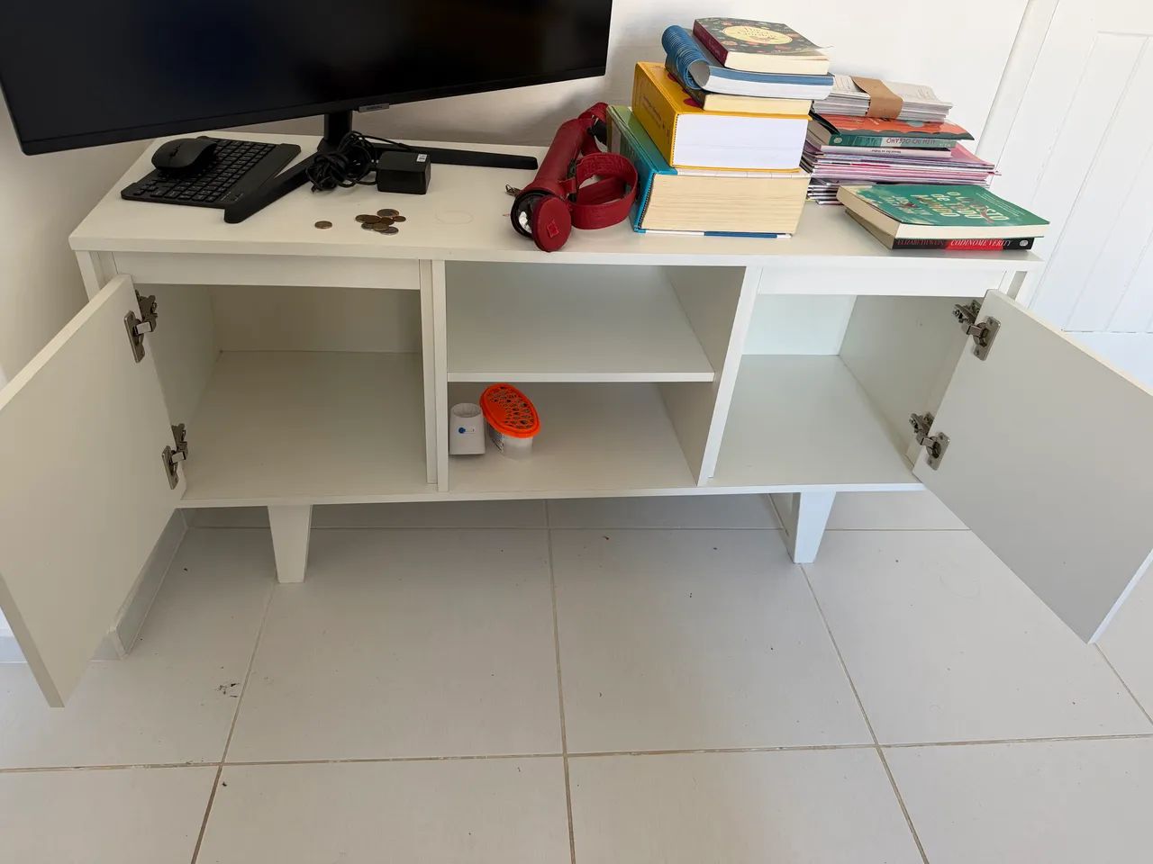 Escrivaninha branca  - Foto 3
