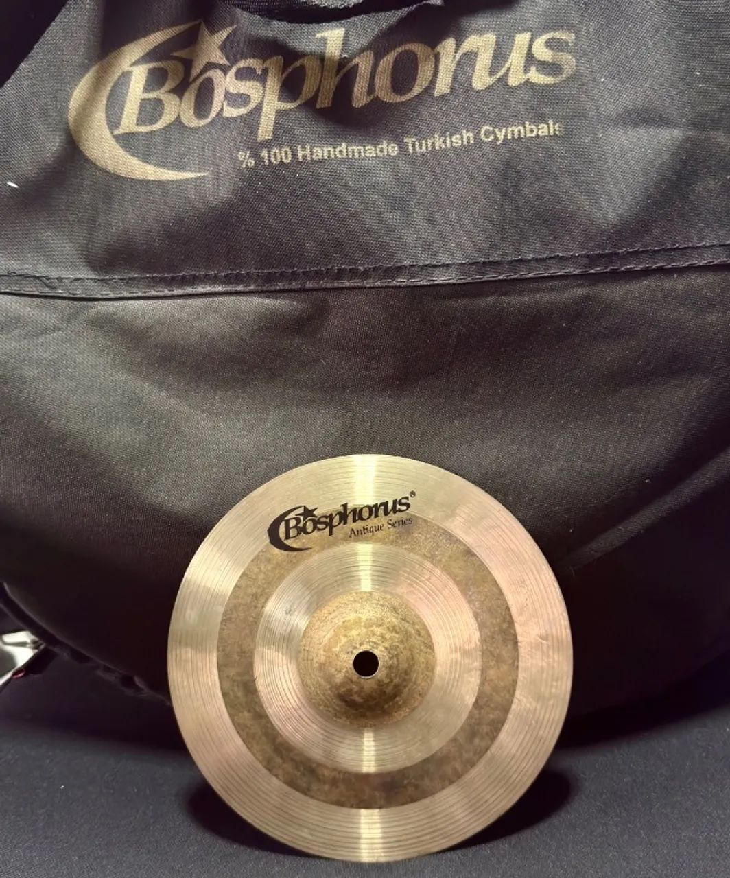 Pratos Bosphorus - hihat Tradicional Crisp 12? e splash Antique 8