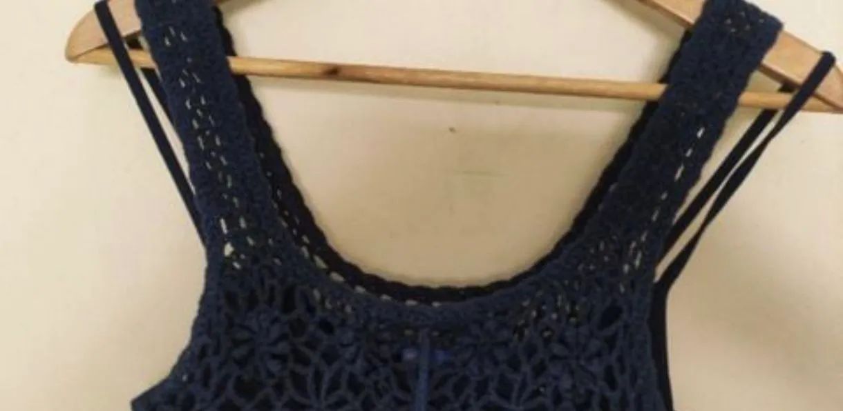CHOCRIS VESTIDO crochê malha Tam M  - Foto 5