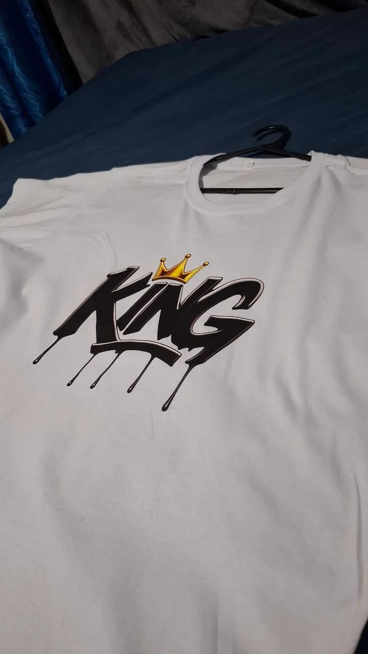 Camisa estampa King
