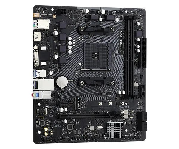 PLACA MAE ASROCK AM4 A520M-HVS - Foto 4