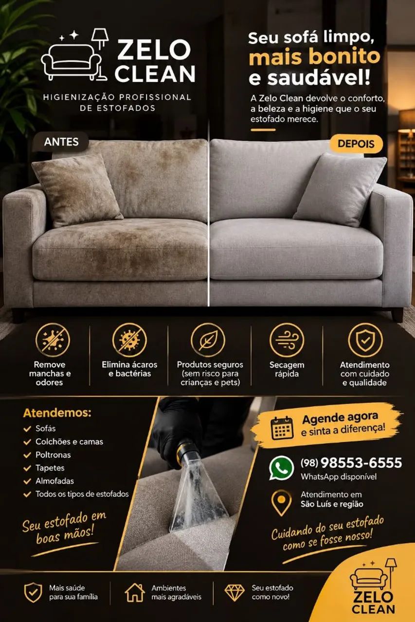 Limpeza de estofados 