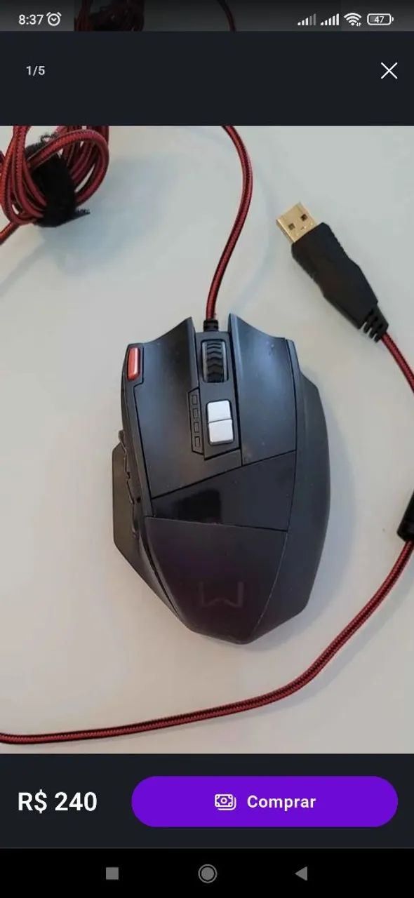 Mouse gamer Multilaser (zero) - Foto 5