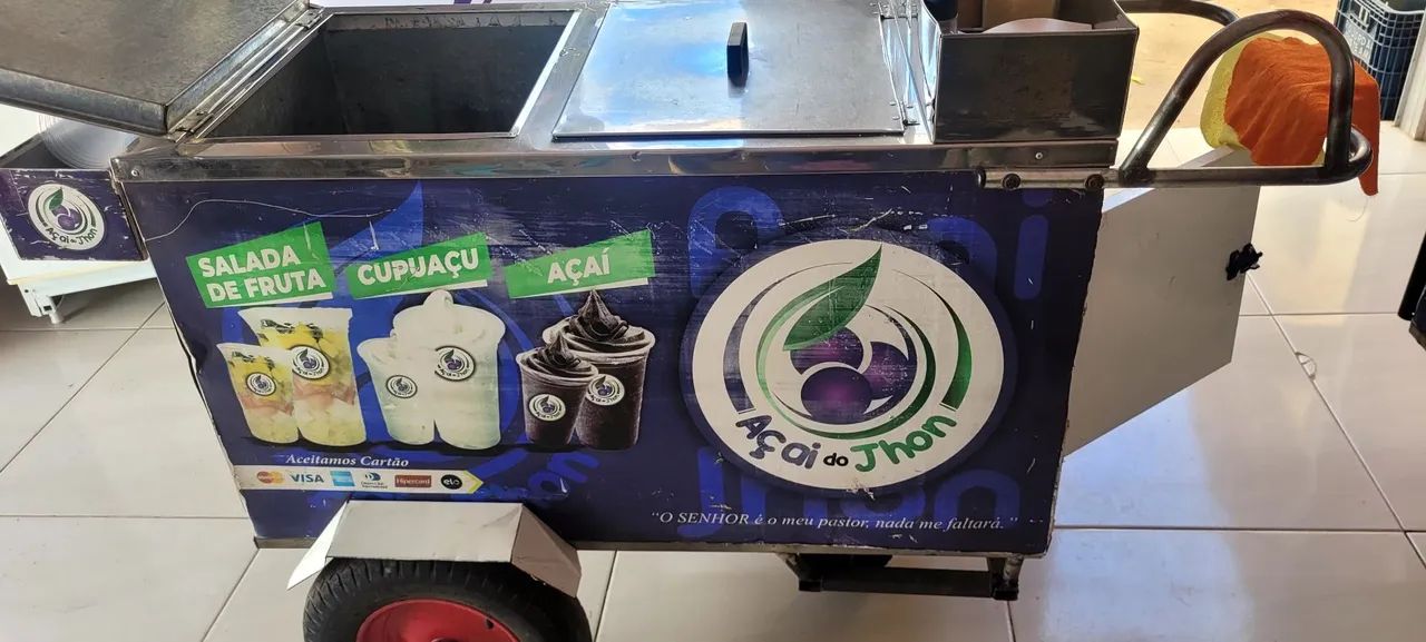 Carrinho açaí e salada de fruta  - Foto 3