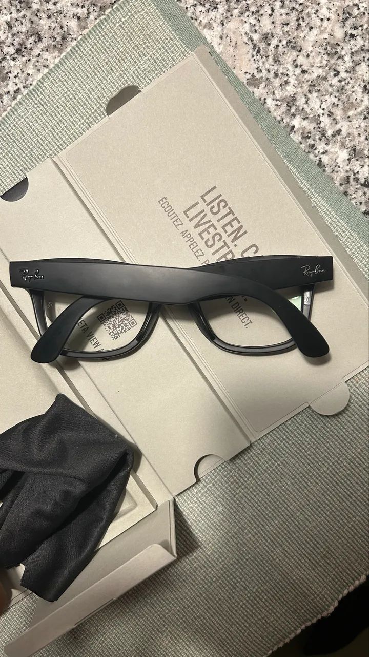 Ray-Ban Meta Wayfarer Gen 1 TRANSITIONS - Completo e Impecável - Foto 2