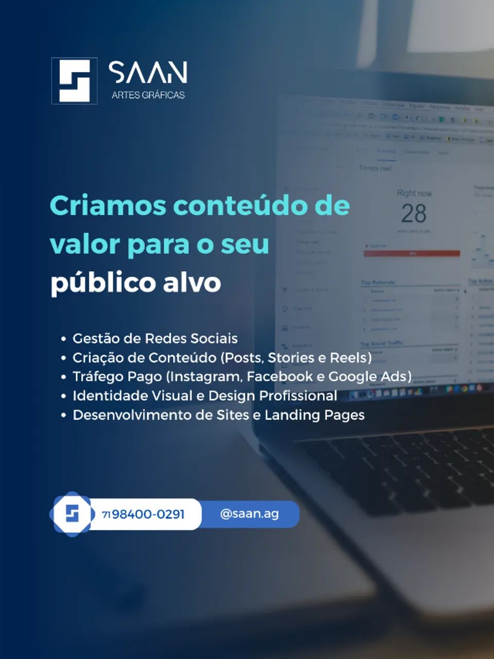 Gestão de Redes Sociais e Criação de Conteúdo