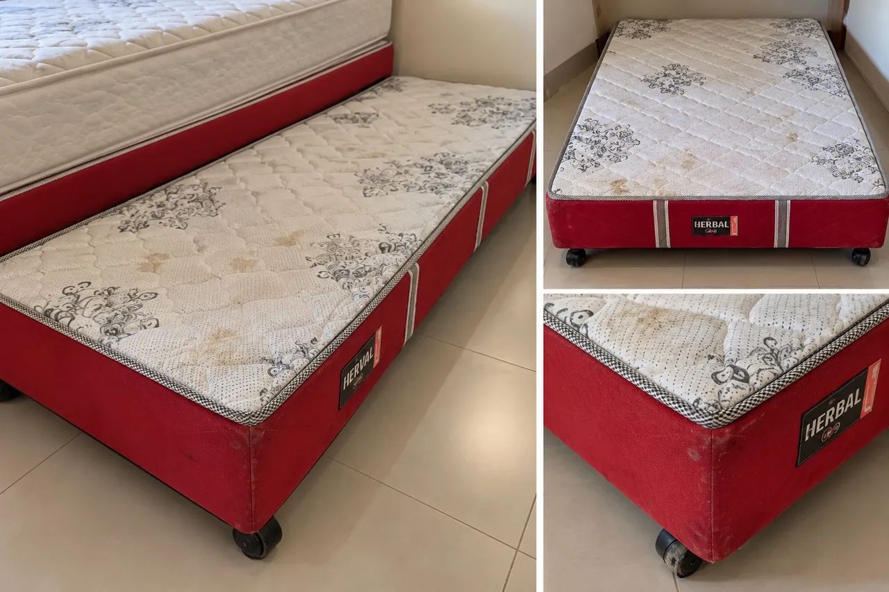 Cama auxiliar solteiro Herval 