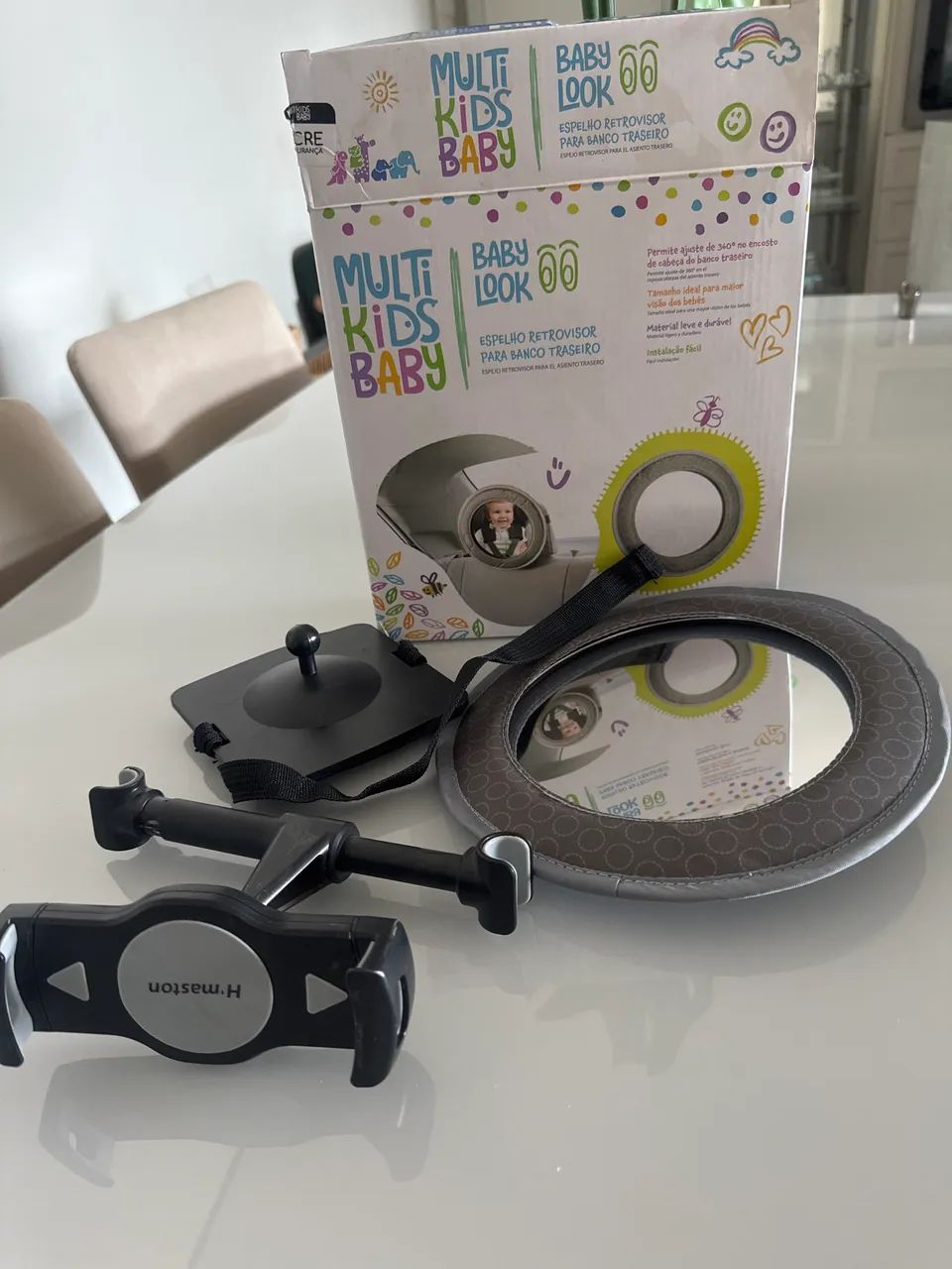 Espelho Retrovisor Multikids Baby Look para Bebê - Banco Traseiro - Foto 2