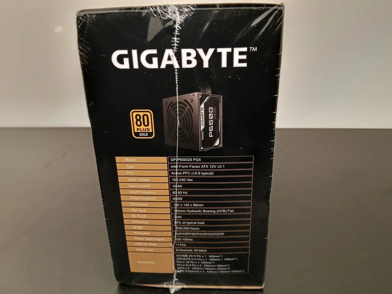 Fonte Gigabyte P650G, 650W, 80 Plus Gold - Foto 3