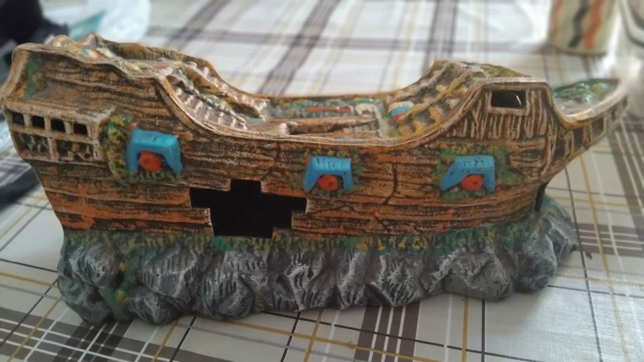 Decoração de aquário,  Barco Caravela - Foto 3