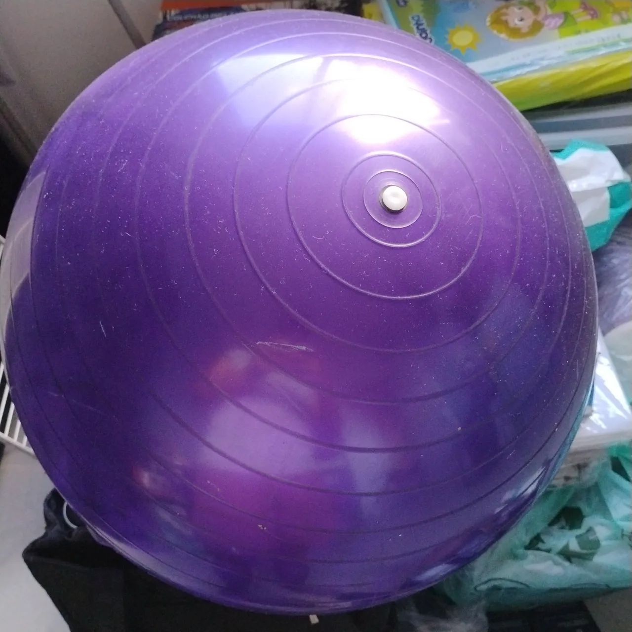 Bola Pilates Pro Action roxa  - Foto 2