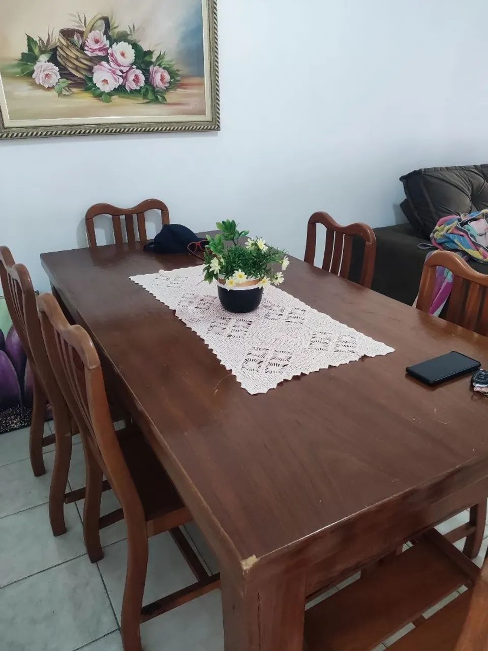 Mesa de jantar com 6 cadeiras  - Foto 2