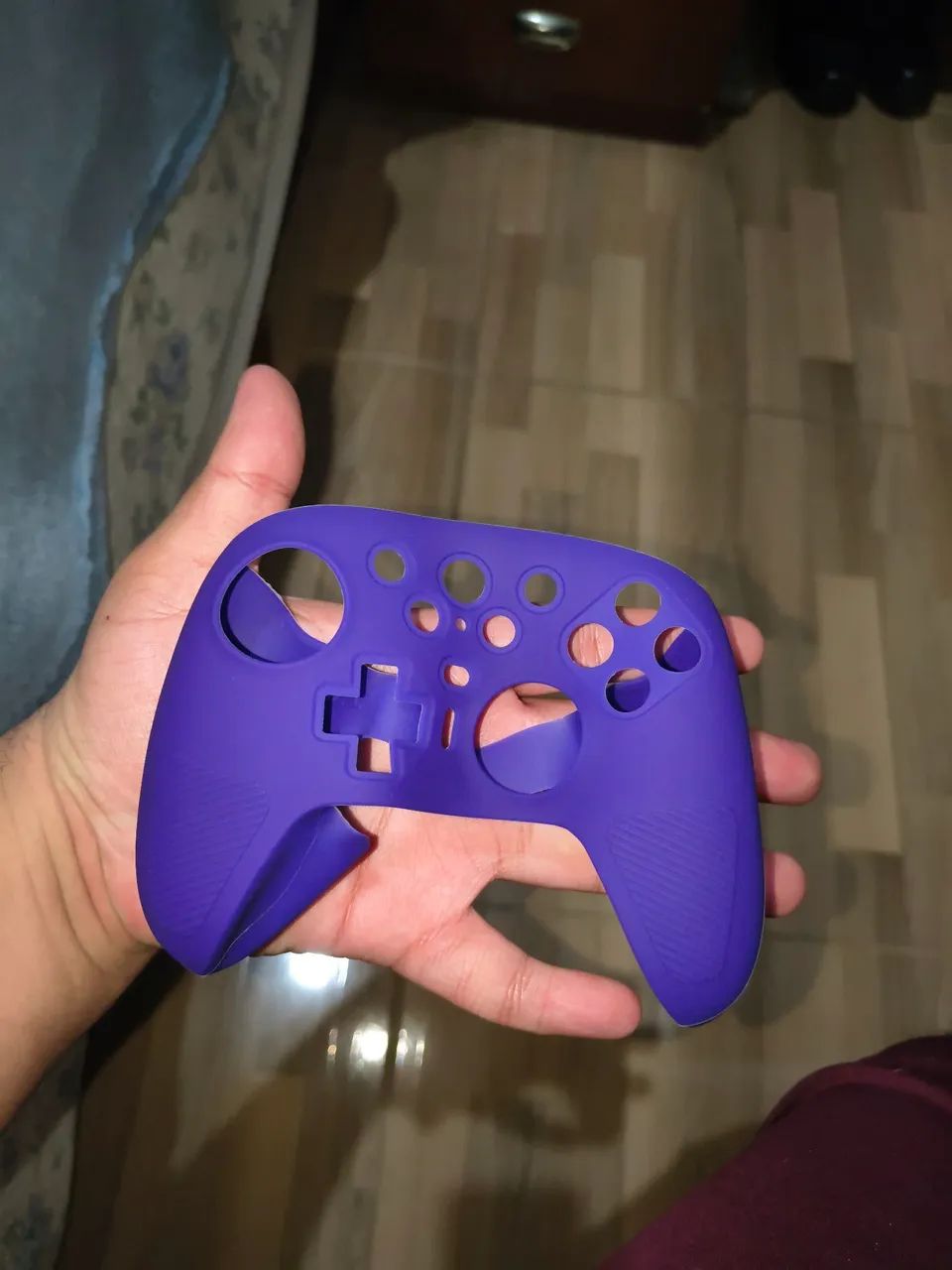 CAPINHAS 8BITDO ULTIMATE 2 WIRELESS, ROXA E PRETA DE SILICONE (FORAM IMPORTADAS DA CHINA) - Foto 3
