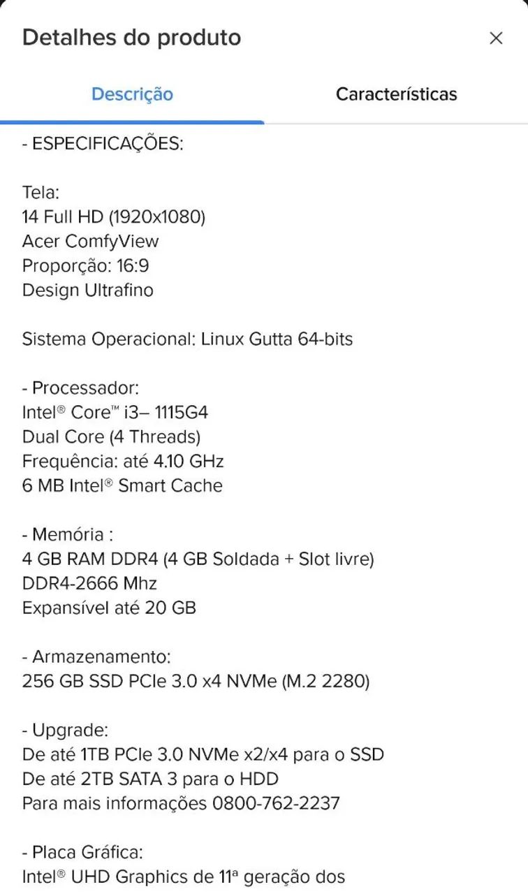 Notebook Acer - Foto 4