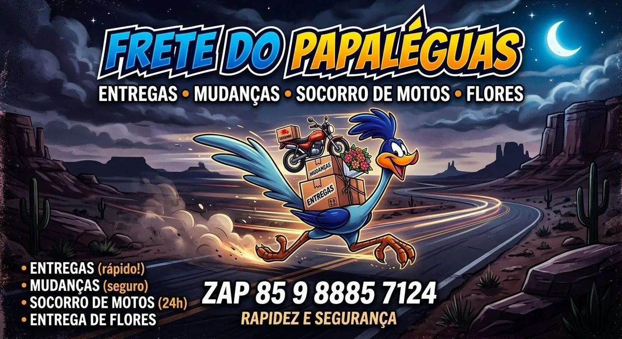 Frete mudanças socorro de motos 