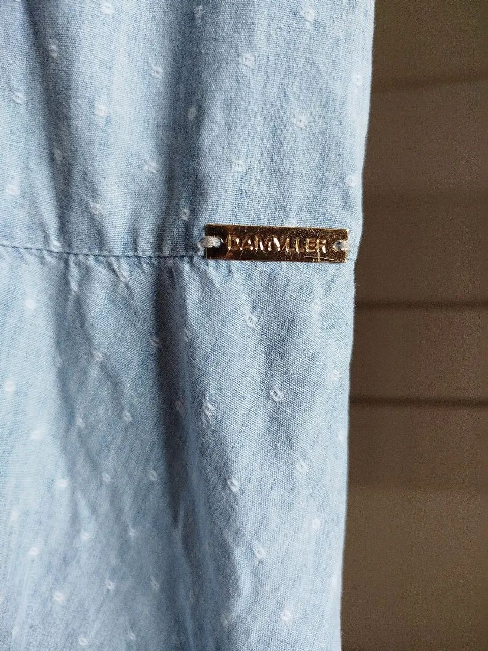 Vestido Jeans de Alcinha Damyller - Foto 4