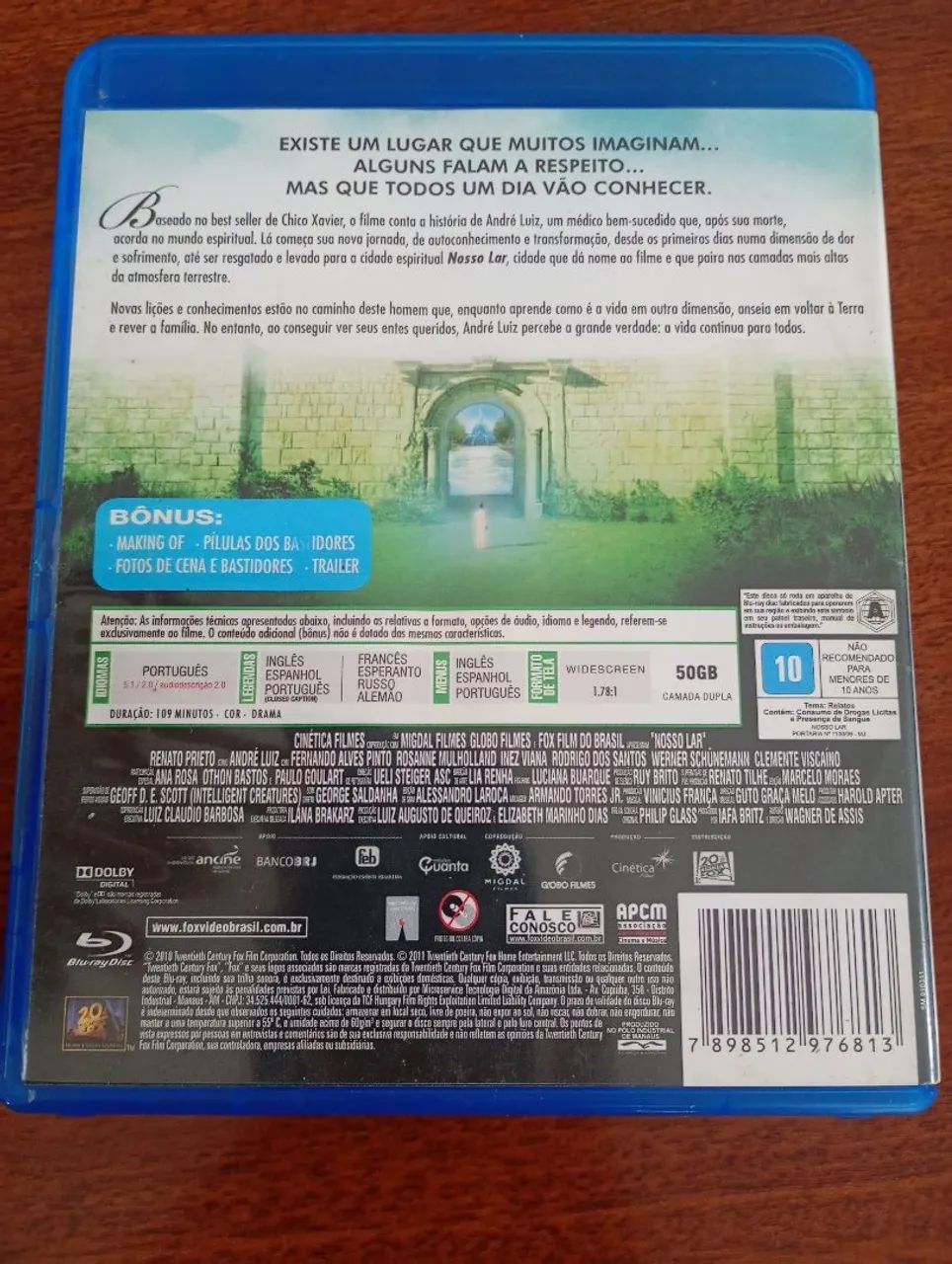 DVD blu-ray Nosso Lar - Foto 2