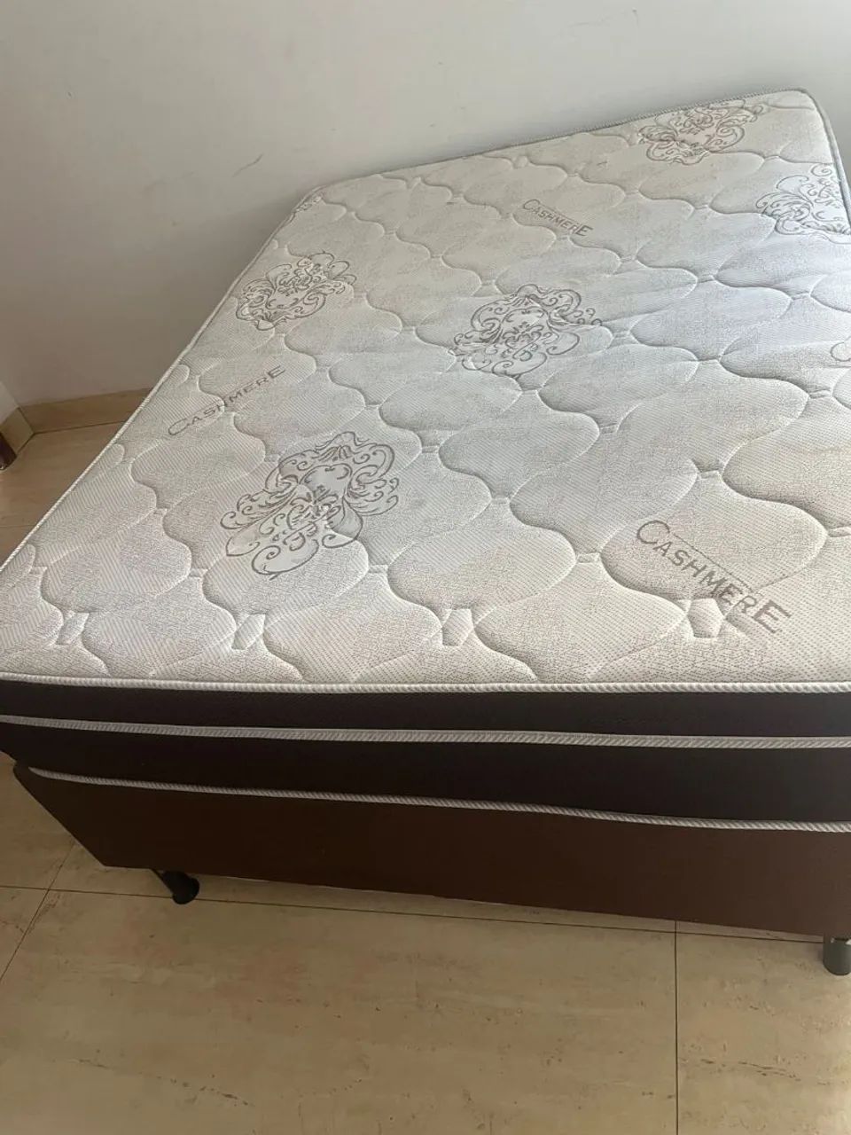 CAMA BOX CASAL MOLAS ENSACADAS _ FAÇO ENTREGA 