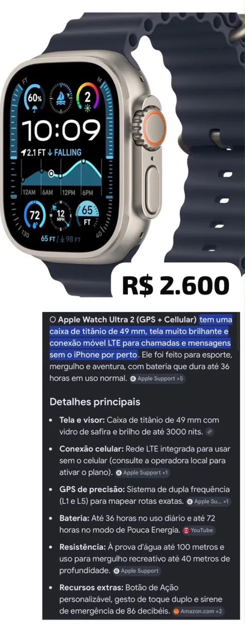 Apple Watch Ultra série 2  - Foto 2